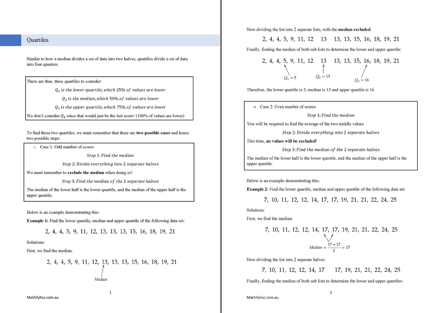 Year 12 Data & Linear Regression Workbooks Set - Old Syllabus Edition