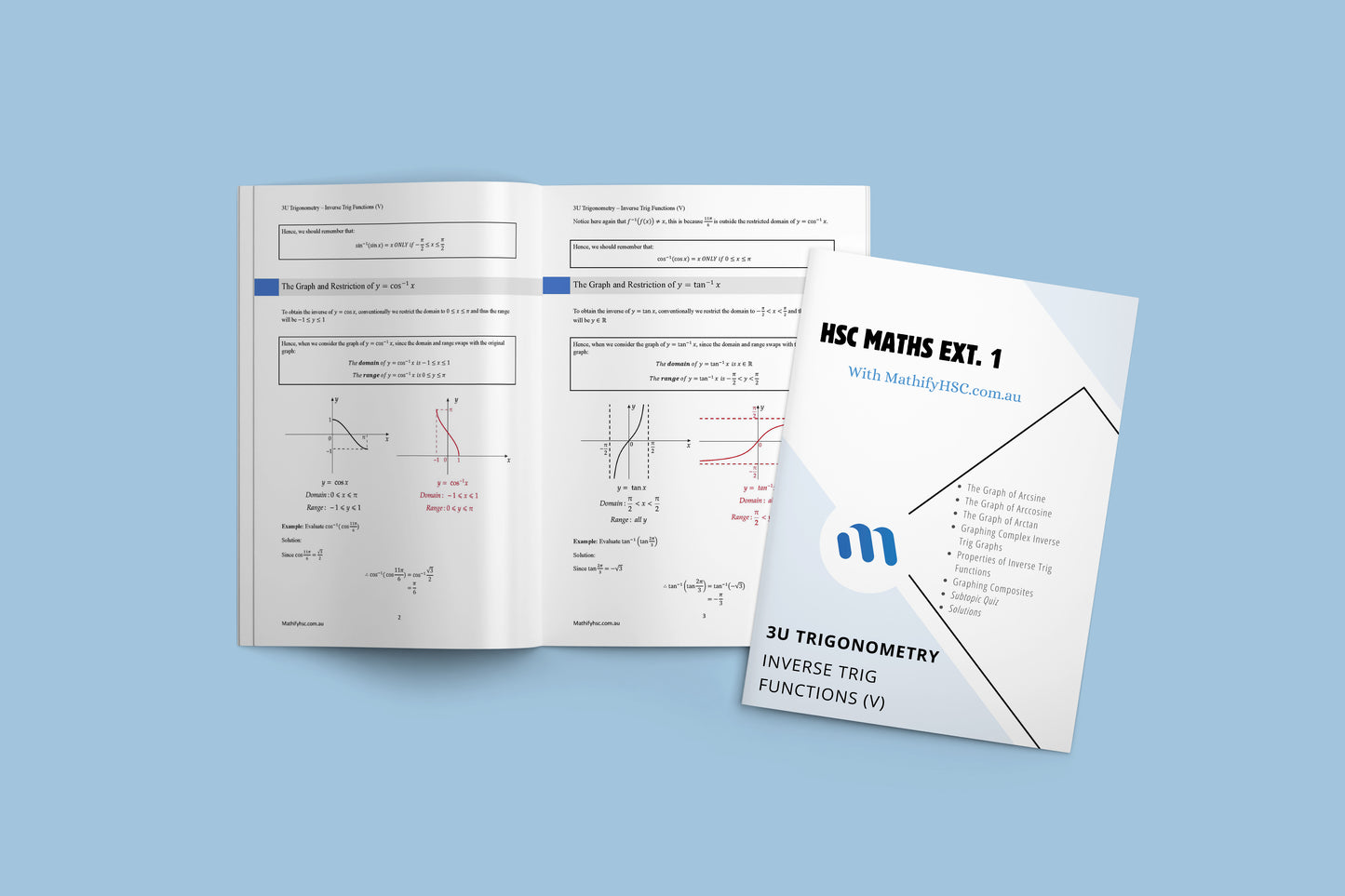 Maths Ext 1 - Trigonometry Workbooks Set