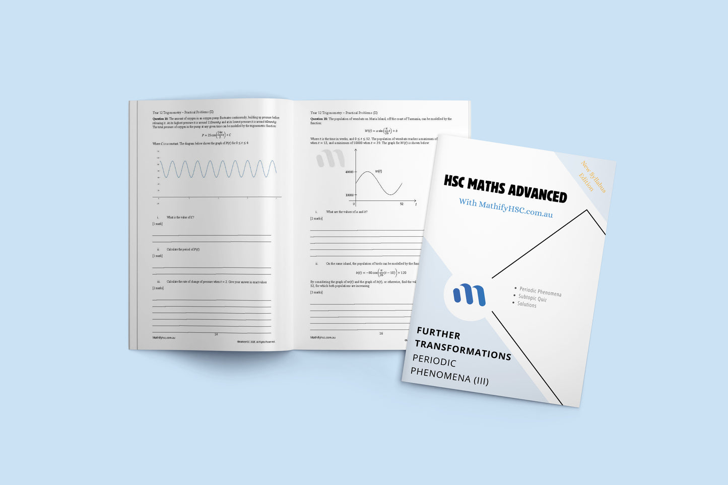 Year 12 Further Transformations Workbooks Set - New Syllabus Edition