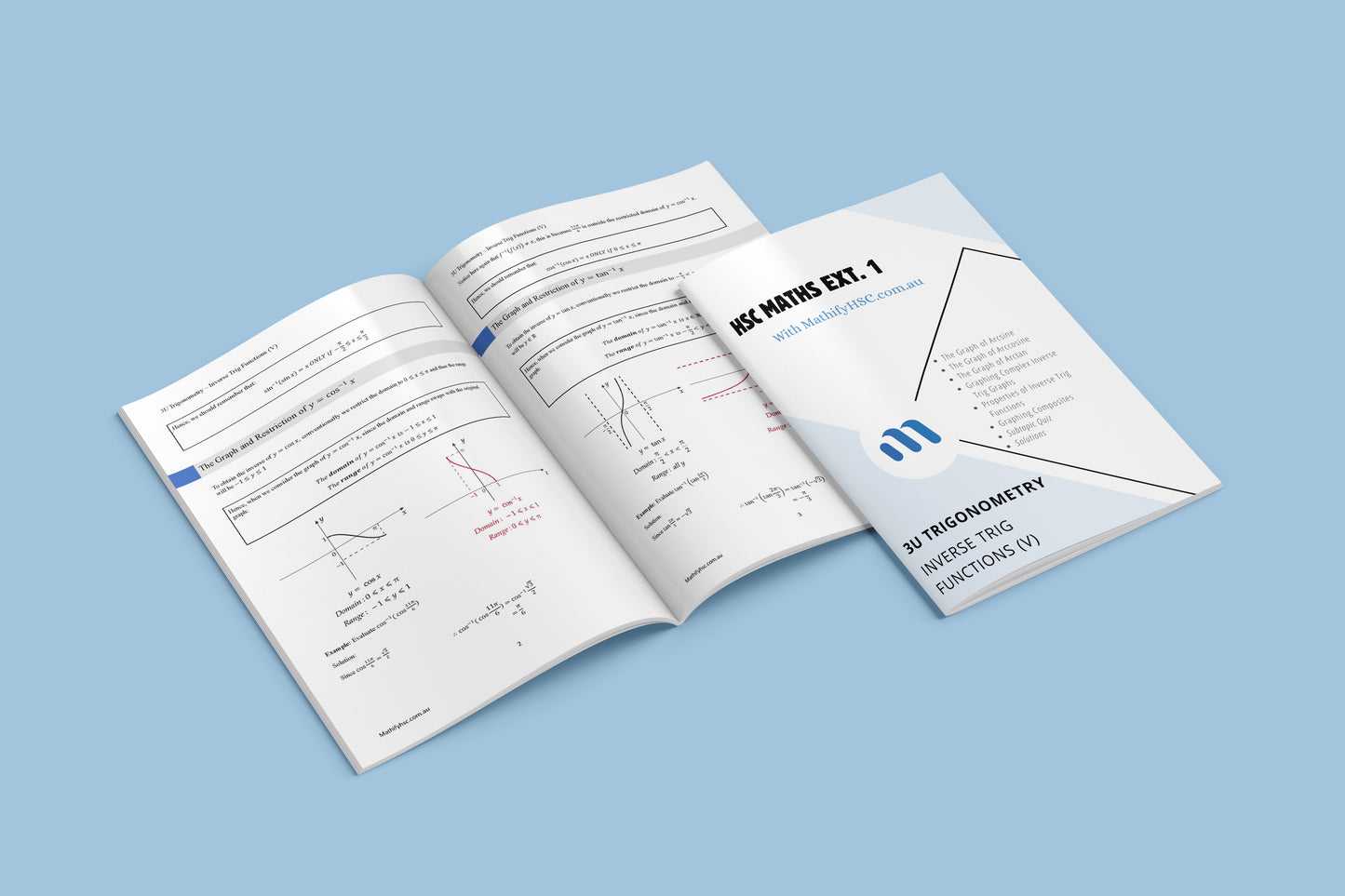 Maths Ext 1 - Trigonometry Workbooks Set
