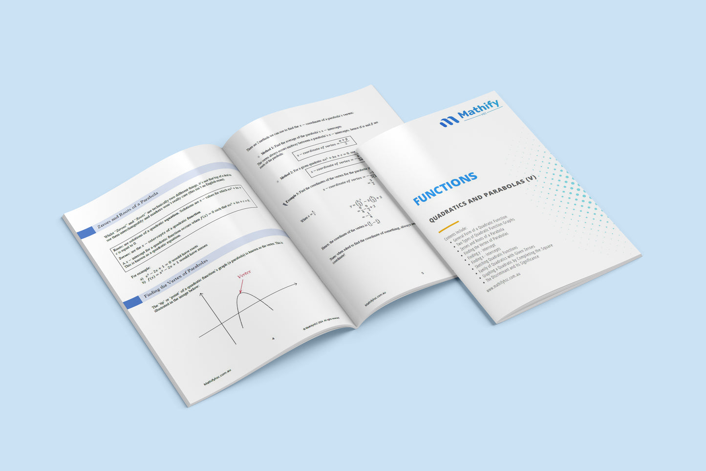 Year 11 Functions Workbooks Set