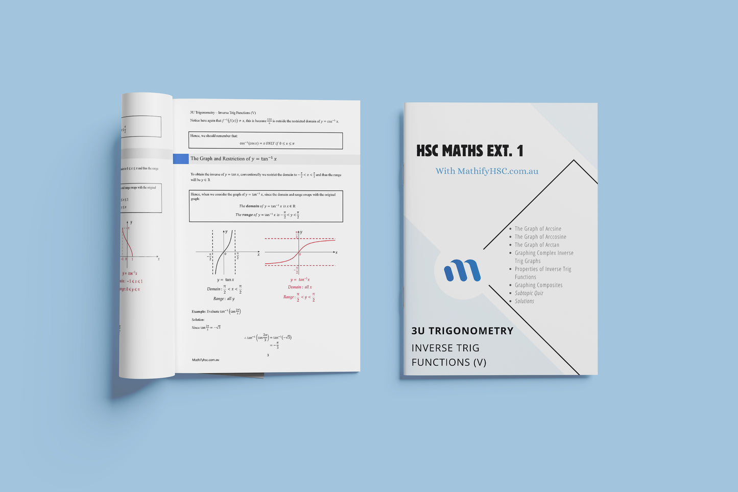 Maths Ext 1 - Trigonometry Workbooks Set