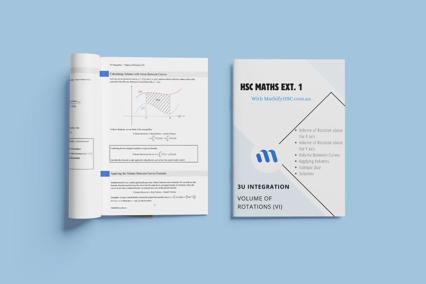 Maths Ext 1 - Integration Workbooks Set