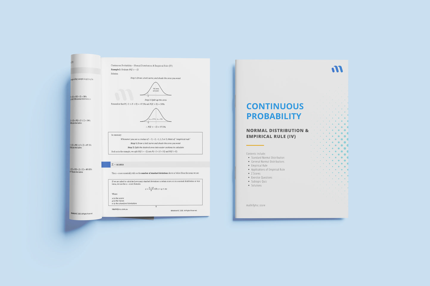 Year 12 Continuous Probability Workbooks Set