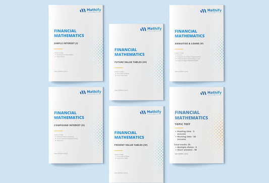 Year 12 Financial Mathematics Workbooks Set