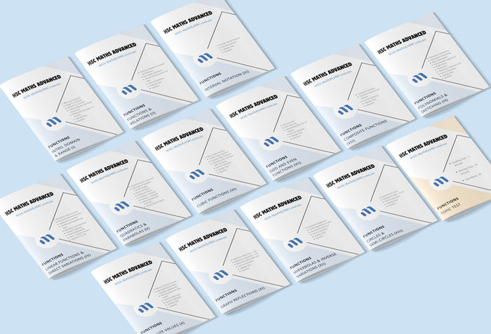 Year 11 Functions Workbooks Set - Old Syllabus Edition