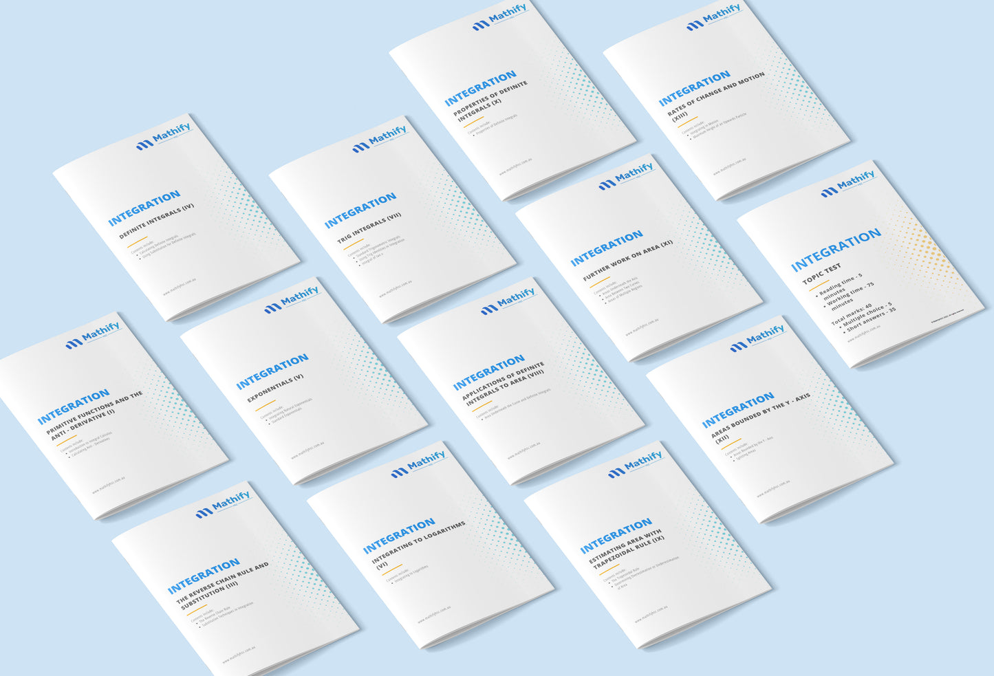 Year 12 Integration Workbooks Set