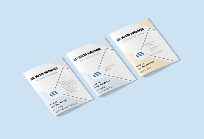 Year 12 Trigonometry Workbooks Set - Old Syllabus Edition