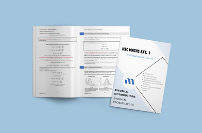 Maths Extension 1 Binomial Distribution Booklets Set