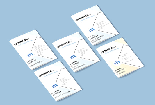 Maths Extension 1 Binomial Expansion Booklets Set