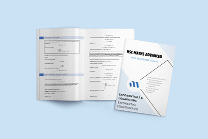 Year 11 Exponentials and Logarithms Workbooks Set - New Syllabus Edition