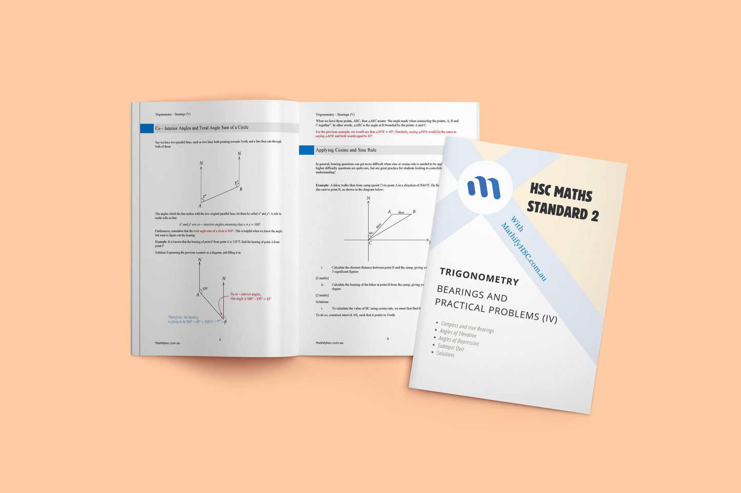 Year 12 Maths Standard 2 - Trigonometry - Old Syllabus Edition