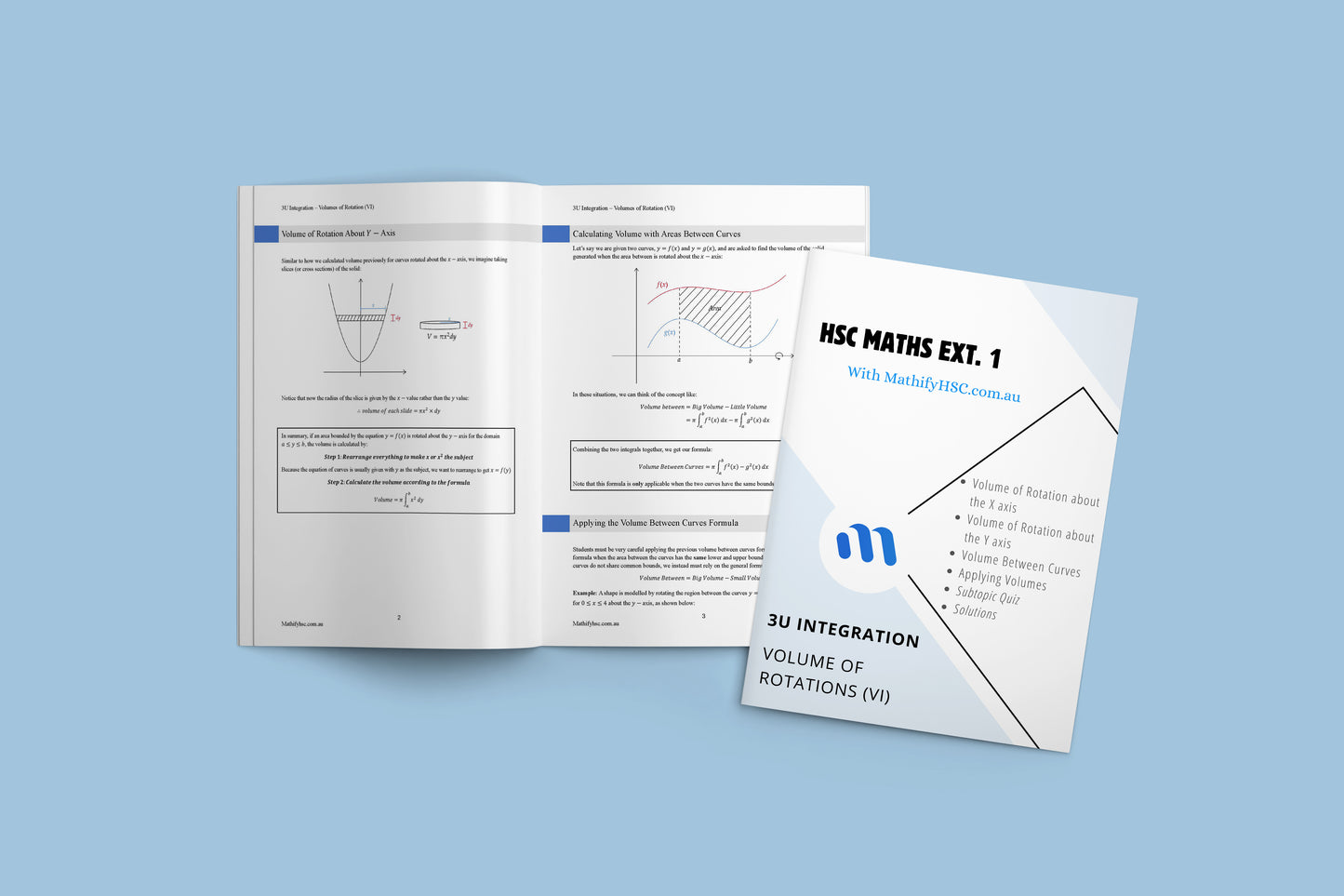 Maths Ext 1 - Integration Workbooks Set