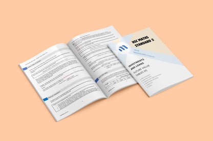 Year 12 Maths Standard 2 - Investments and Loans - Old Syllabus Edition