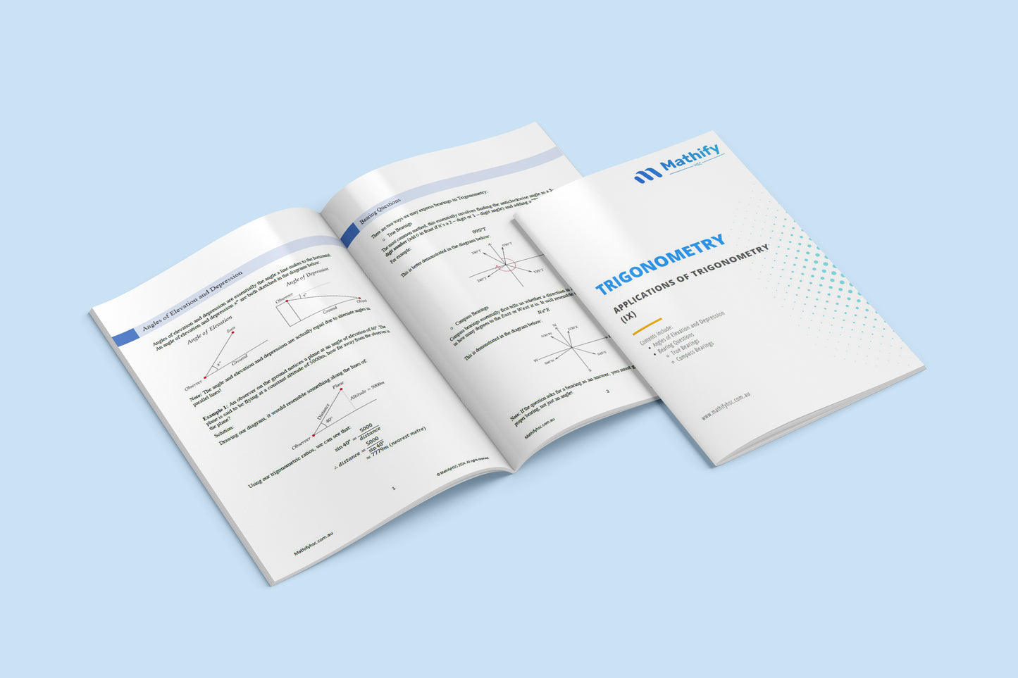 Year 11 Trigonometry Workbooks Set