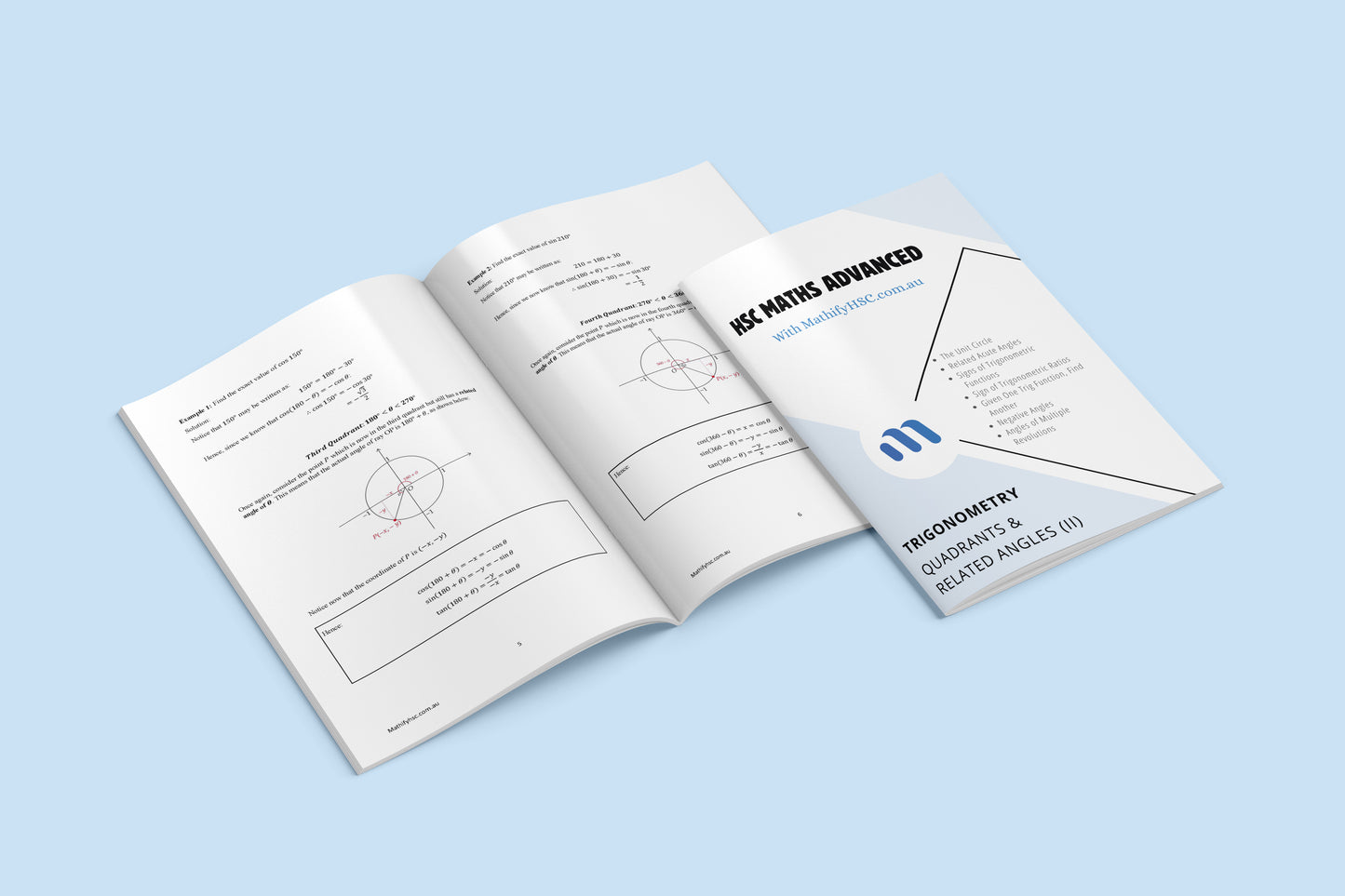 Year 11 Trigonometry Workbooks Set - New Syllabus Edition