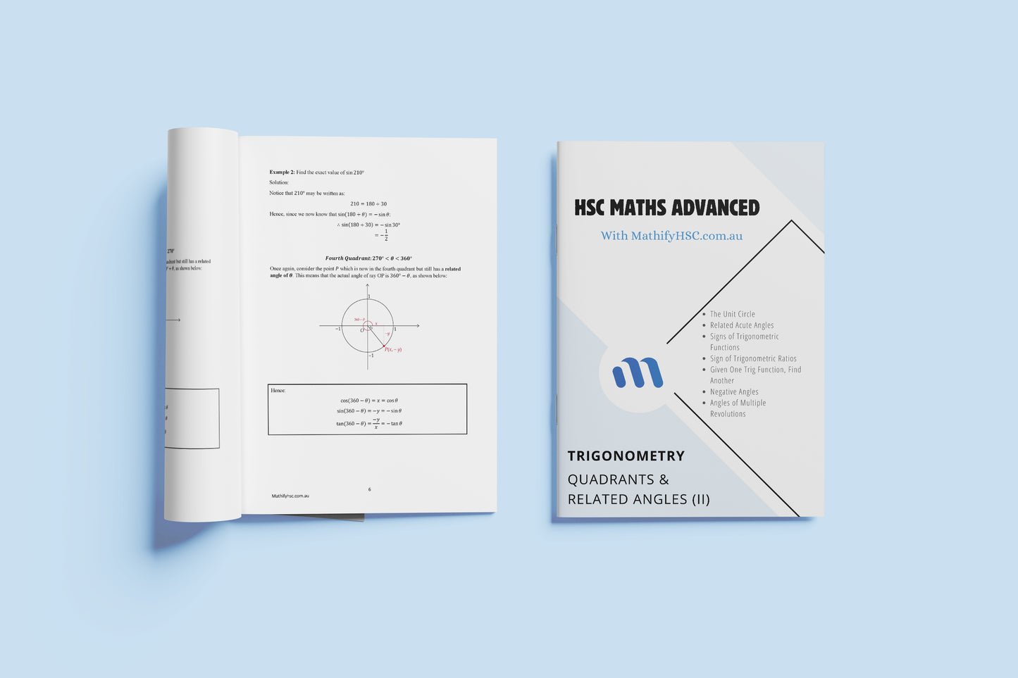 Year 11 Trigonometry Workbooks Set - Old Syllabus Edition