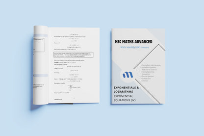 Year 11 Exponentials and Logarithms Workbooks Set - New Syllabus Edition