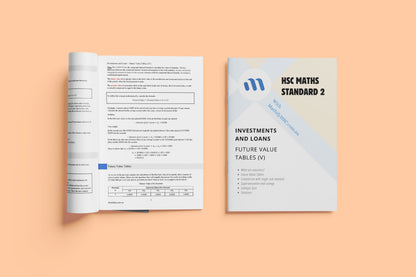 Year 12 Maths Standard 2 - Investments and Loans - New Syllabus