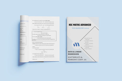 Year 12 Data & Linear Regression Workbooks Set - Old Syllabus Edition