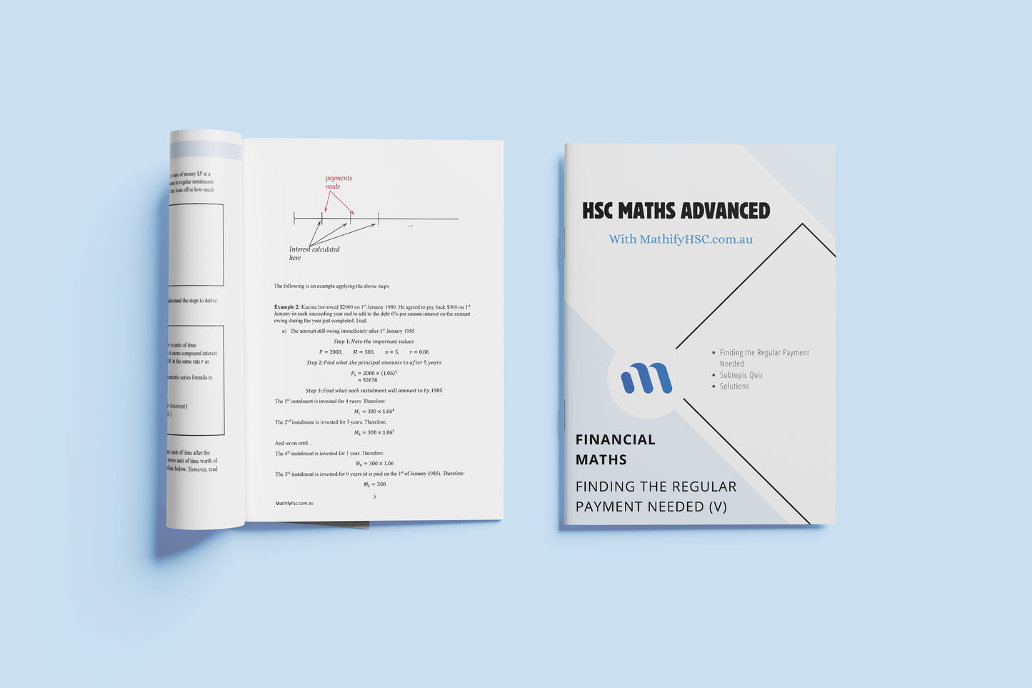 Year 12 Financial Mathematics Workbooks Set - New Syllabus Edition
