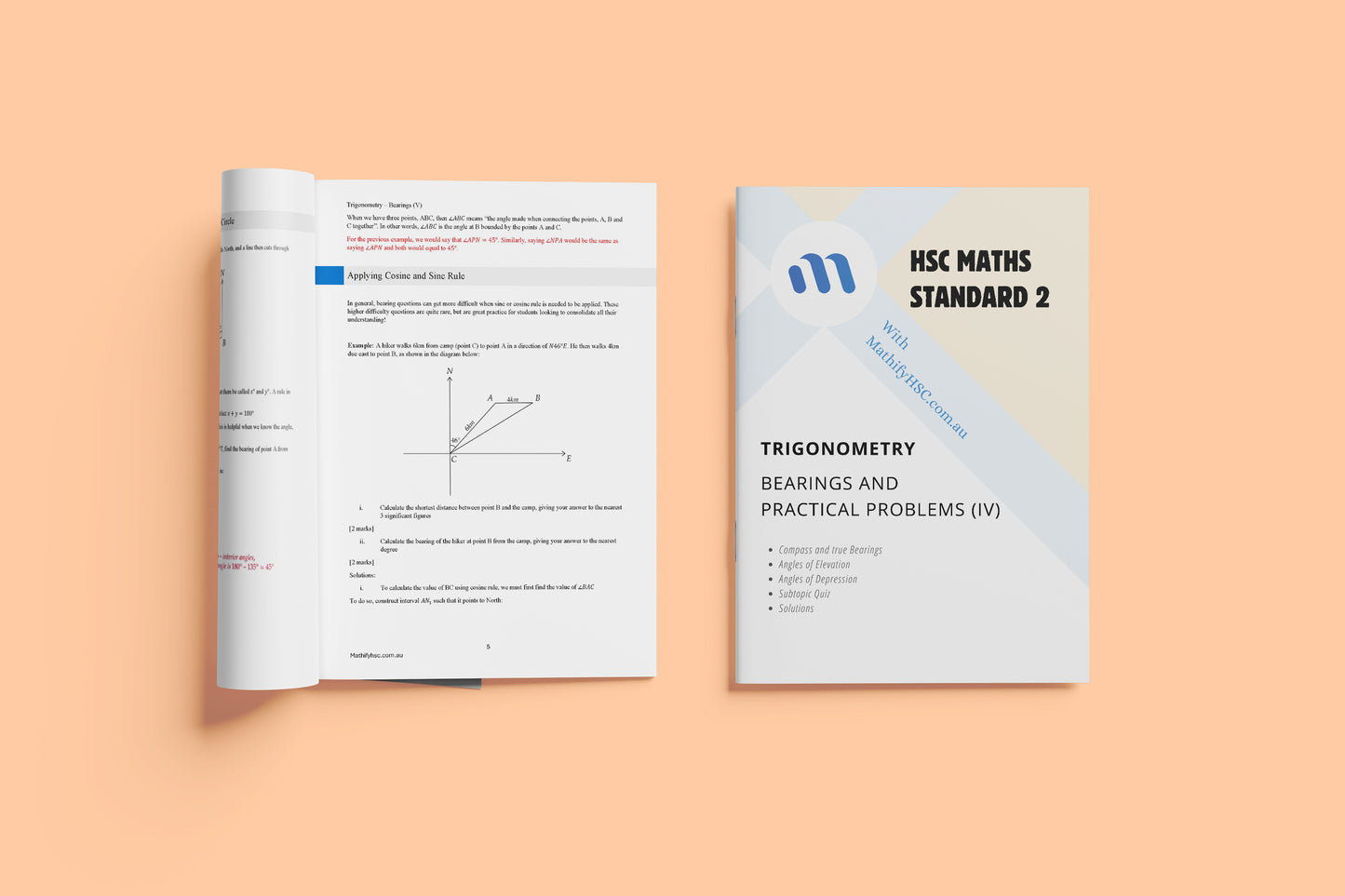 Year 12 Maths Standard 2 - Trigonometry - Old Syllabus Edition