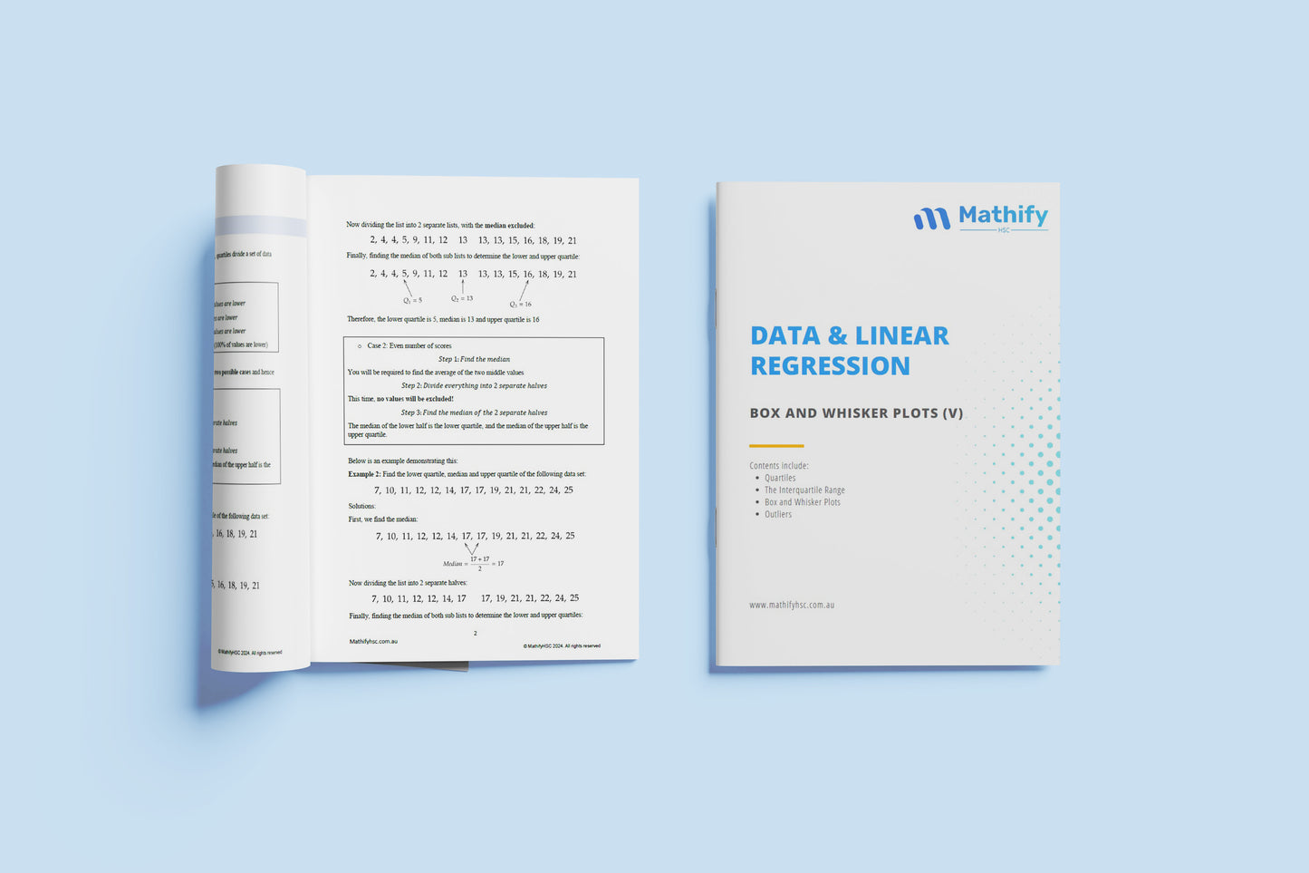 Year 12 Data & Linear Regression Workbooks Set