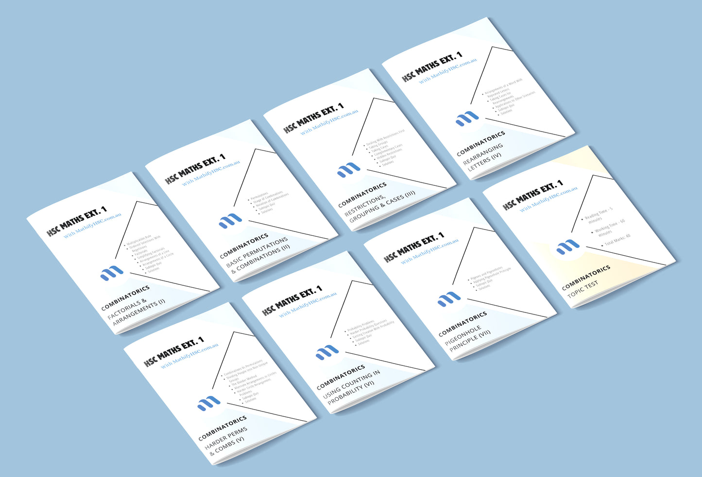 Maths Extension 1 Combinatorics Booklet Set