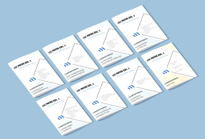 Maths Extension 1 Combinatorics Booklet Set
