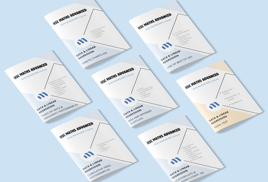 Year 12 Data & Linear Regression Workbooks Set - Old Syllabus Edition