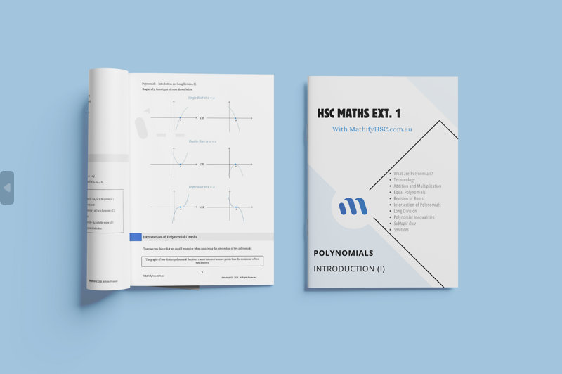 Maths Extension 1 Polynomials Booklet Set