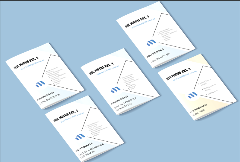 Maths Extension 1 Polynomials Booklet Set