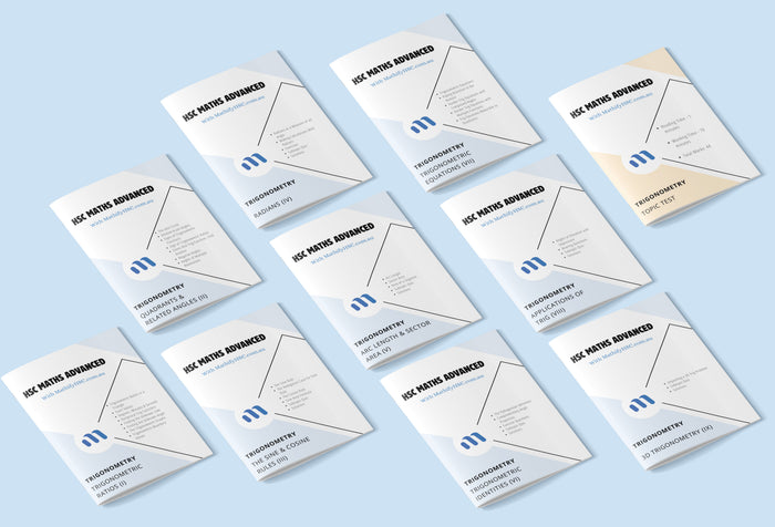 Year 11 Trigonometry Workbooks Set - Old Syllabus Edition