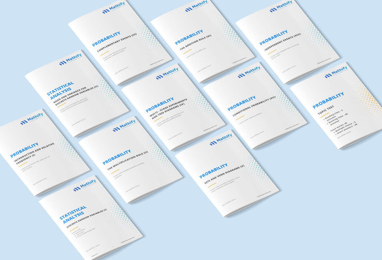 Year 11 Probability Workbooks Set